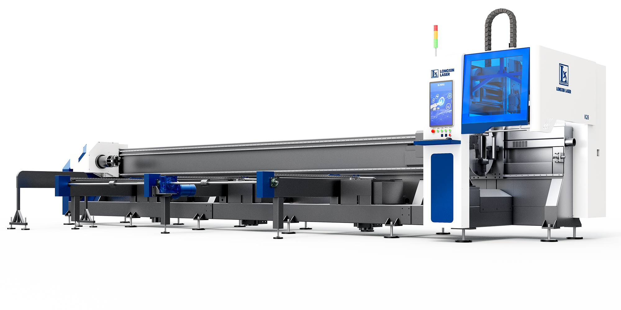 Лазерный станок для резки труб и профиля LONGXIN K28