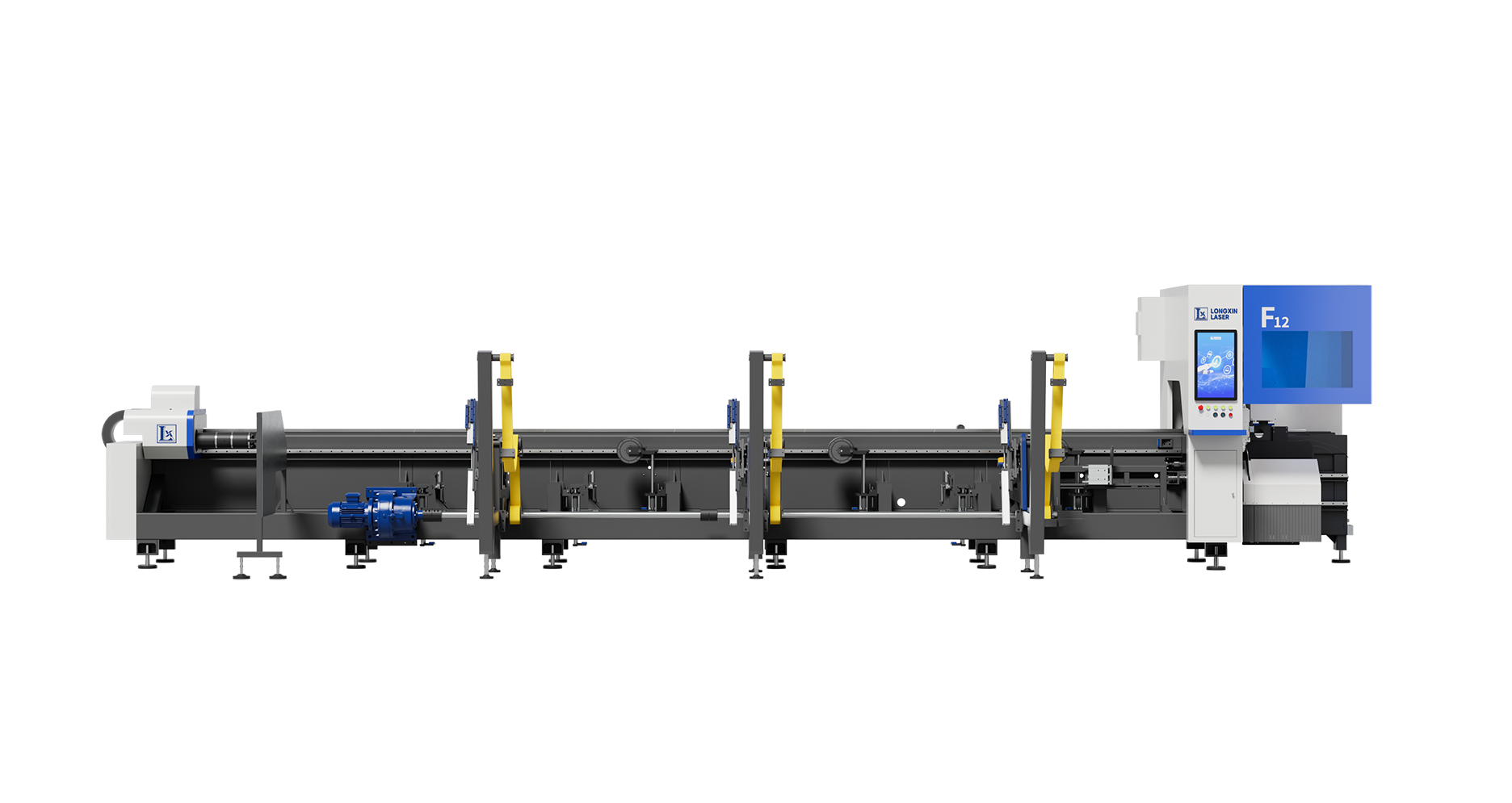 Лазерный станок резки труб и профилей с дисковой пилой LONGXIN LX-F12
