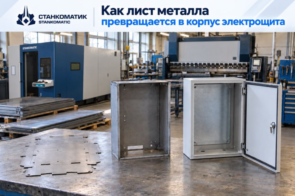Как лист металла превращается в корпус электрощита