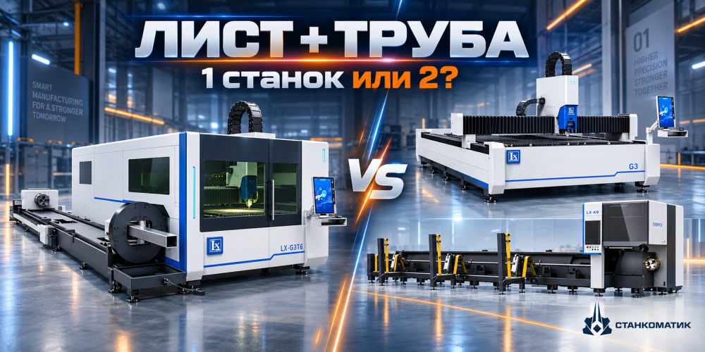 Станок лазерной резки с труборезом или два отдельных станка: что выбрать?
