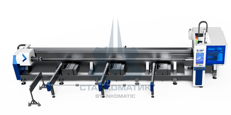 Установка лазерной резки крупногабаритных труб и профиля LONGXIN K35