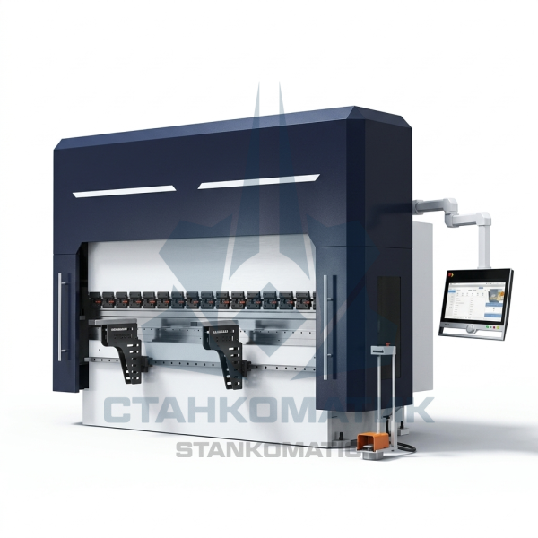 Серво-гидравлический листогиб с ЧПУ HUNSONE HYBRID 32175