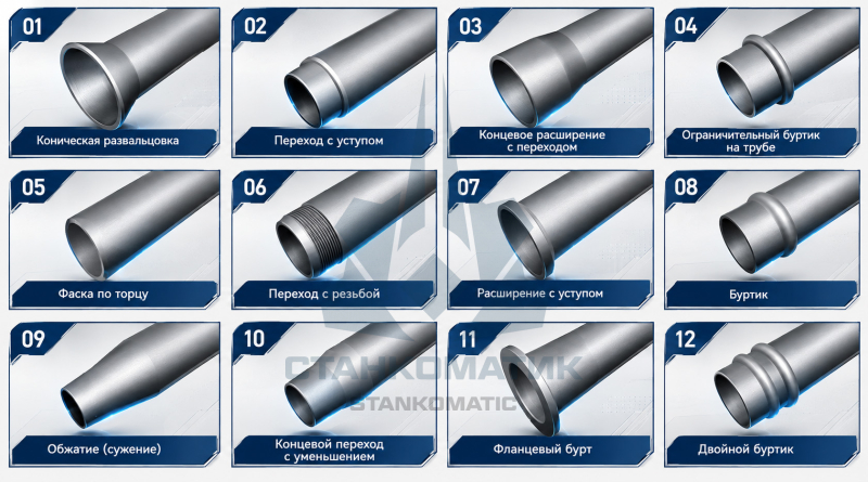 Станок для формовки концов труб LYM SG120