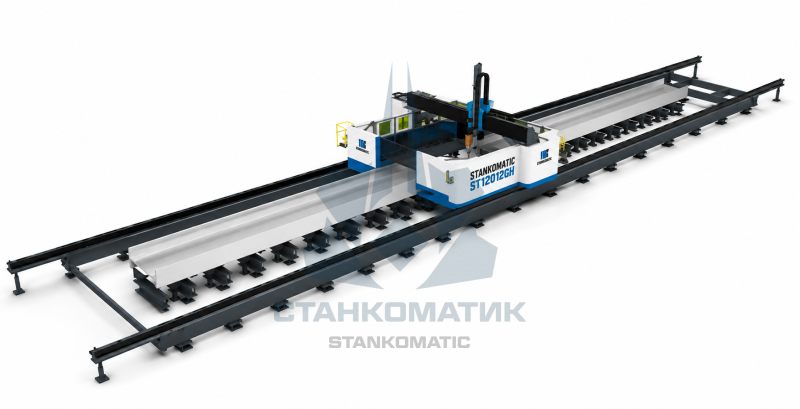 Лазерный комплекс обработки двутавровой балки ST12012GH