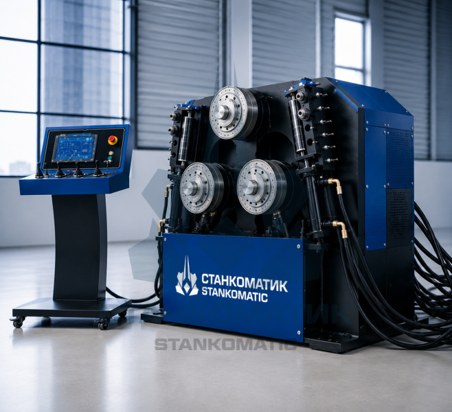 Профилегибочный станок HUNSONE W24-16