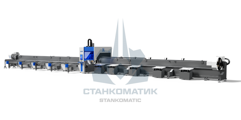 Лазерный труборез с тремя патронами LONGXIN K24-3