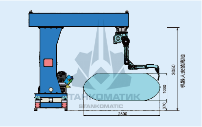 Роботизированный сварочный комплекс XRobot XRYH-100