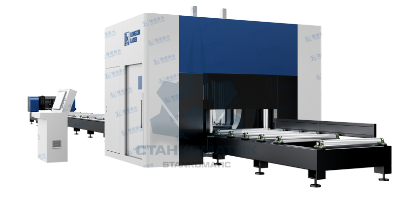 Лазерный станок для крупногабаритных труб и профиля LONGXIN H65