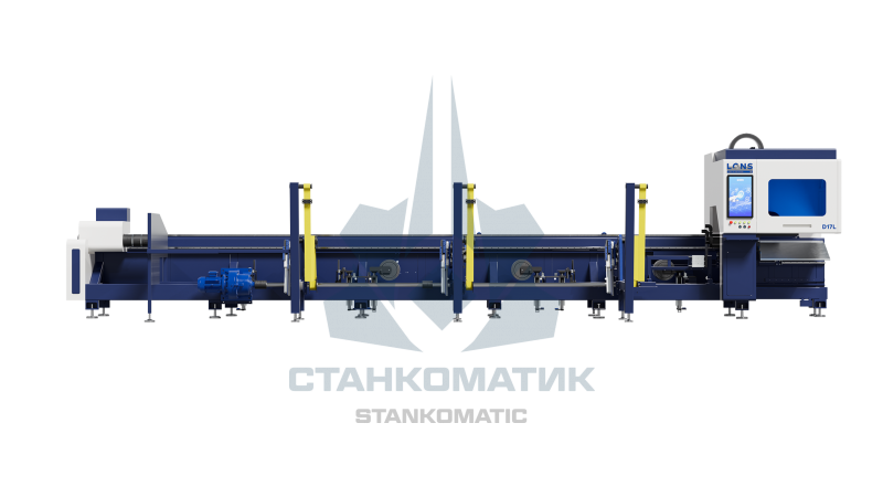Лазерный труборез для резки труб и профиля LONGXIN D17
