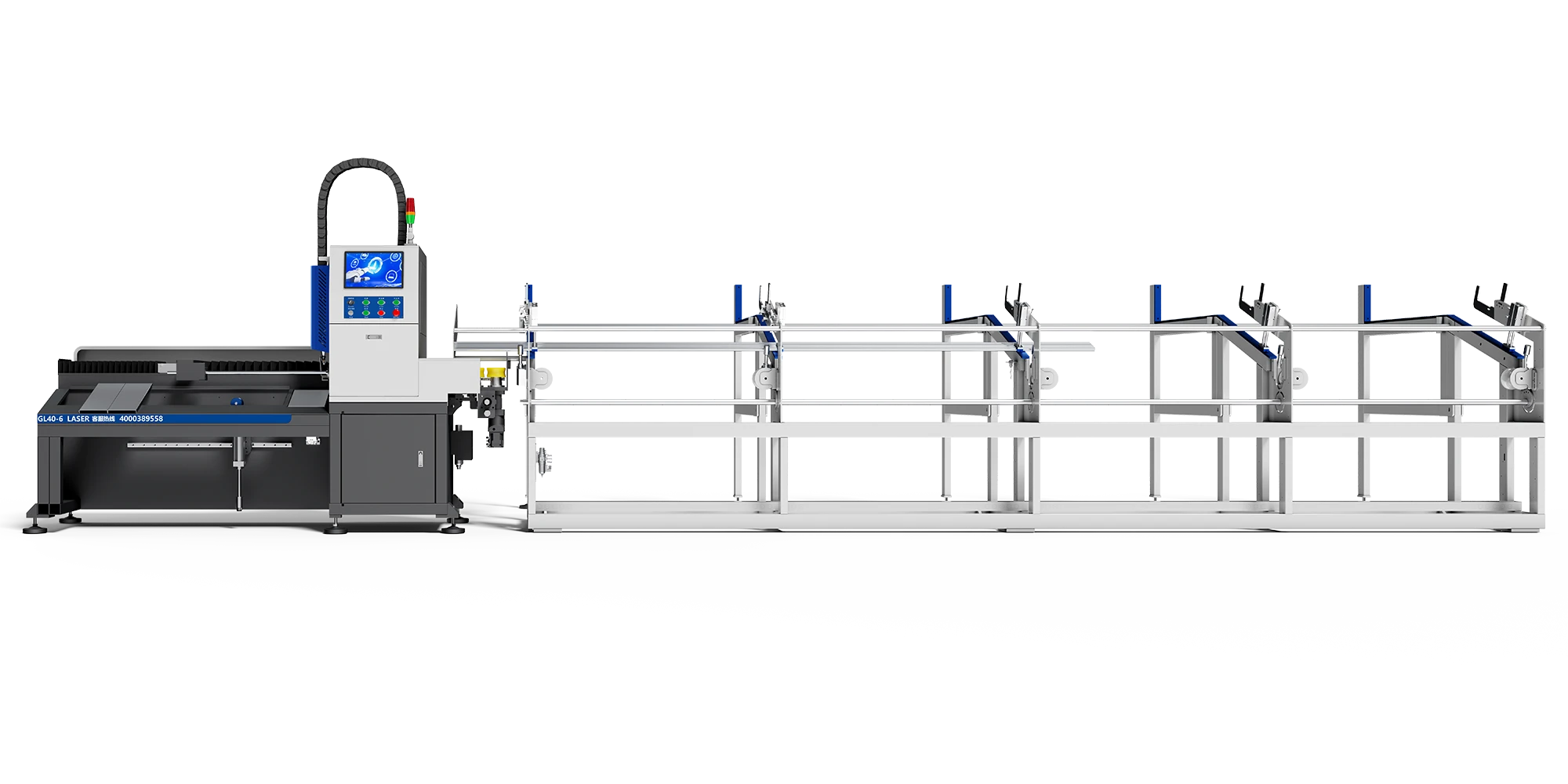 Высокоскоростной лазерный станок для резки круглой трубы LONGXIN GL70