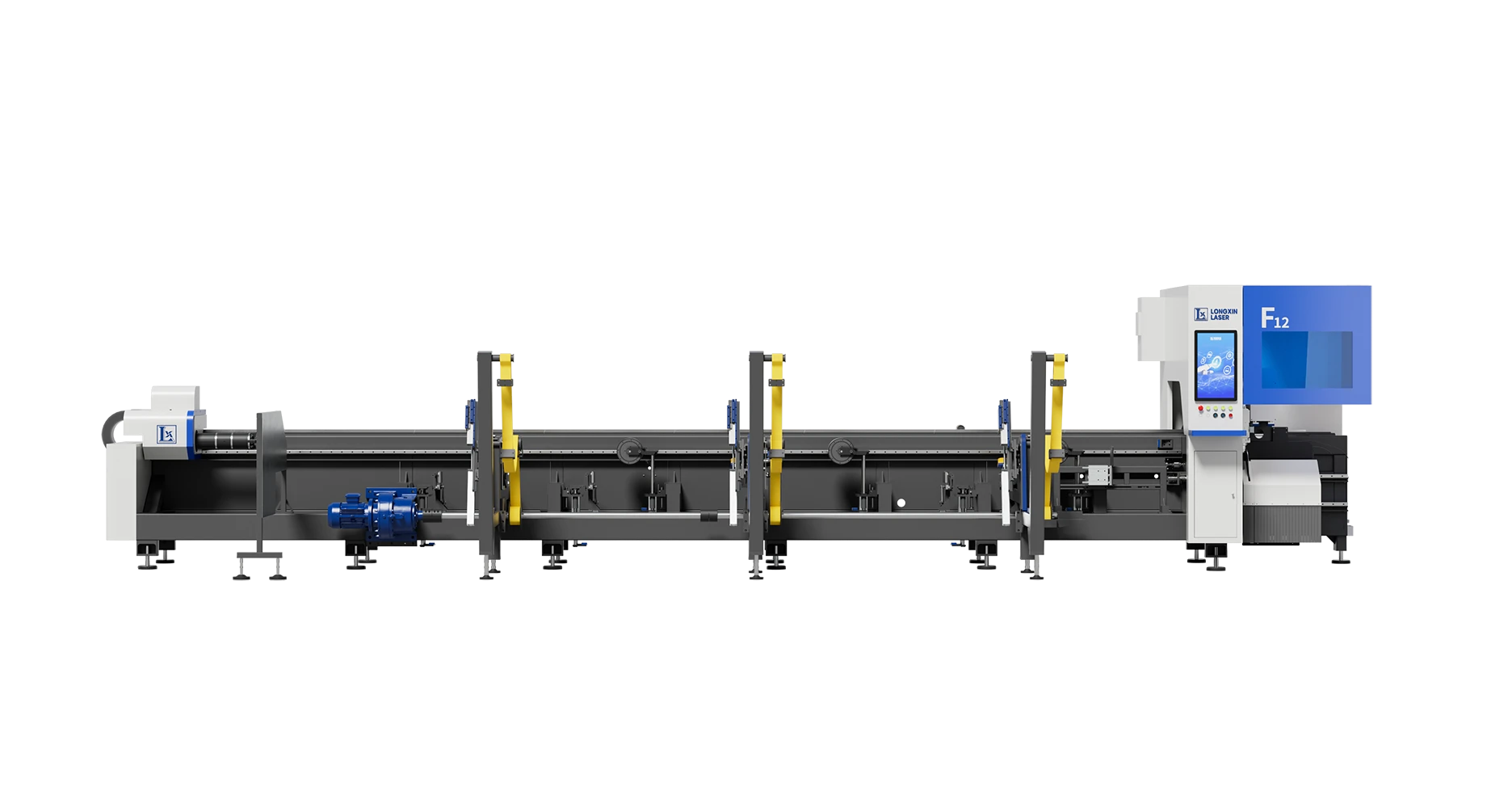 Лазерный станок резки труб и профилей с дисковой пилой LONGXIN LX-F12