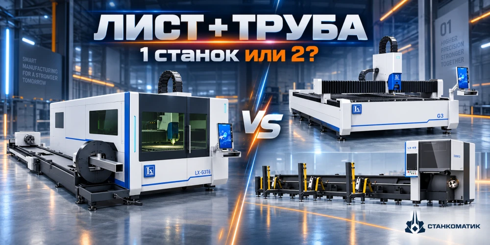 Станок лазерной резки с труборезом или два отдельных станка: что выбрать?