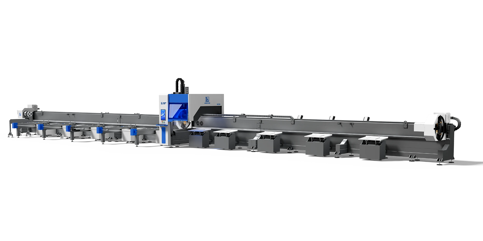 Лазерный труборез с тремя патронами LONGXIN K35-III